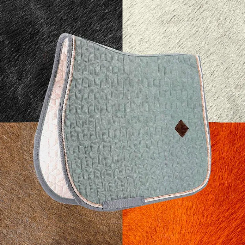 Tapis Cso/ Mixtes|Tapis De Selle*Kentucky Horsewear - Tapis de selle Laine bleu clair BleuVarianteCheval/ Poney D / Bleu - 79,99€