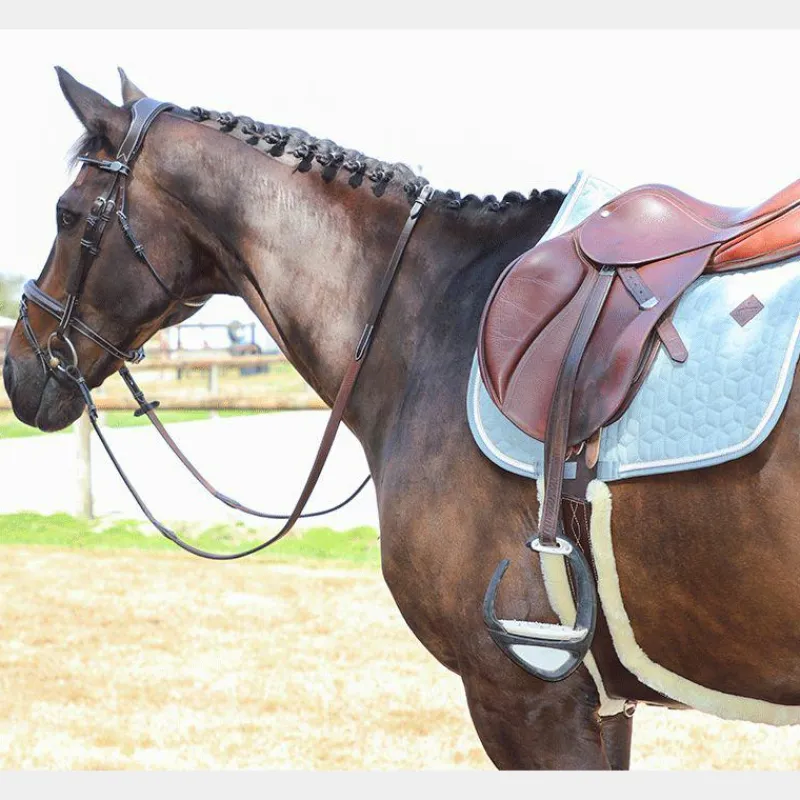 Tapis Cso/ Mixtes|Tapis De Selle*Kentucky Horsewear - Tapis de selle Laine bleu clair BleuVarianteCheval/ Poney D / Bleu - 79,99€