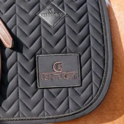 Tapis De Dressage|Tapis De Selle*Kentucky Horsewear - Tapis de dressage fishbone Noir