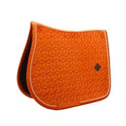 Collection "Minis" Kentucky|Tapis De Selle Poneys*Kentucky Horsewear - Tapis de selle Velvet Jumping Orange