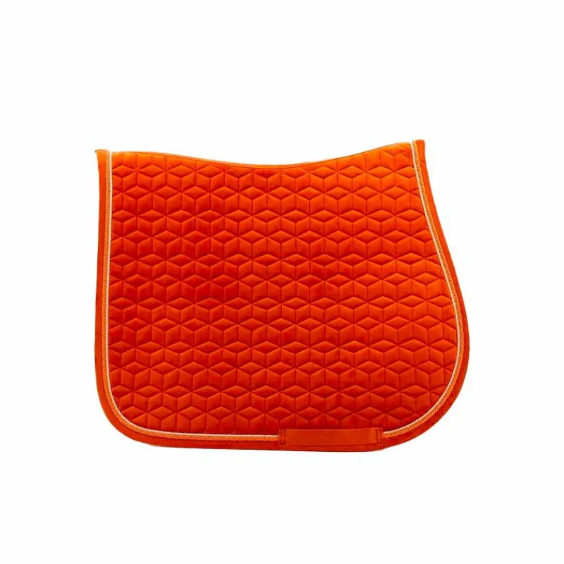 Collection "Minis" Kentucky|Tapis De Selle Poneys*Kentucky Horsewear - Tapis de selle Velvet Jumping Orange