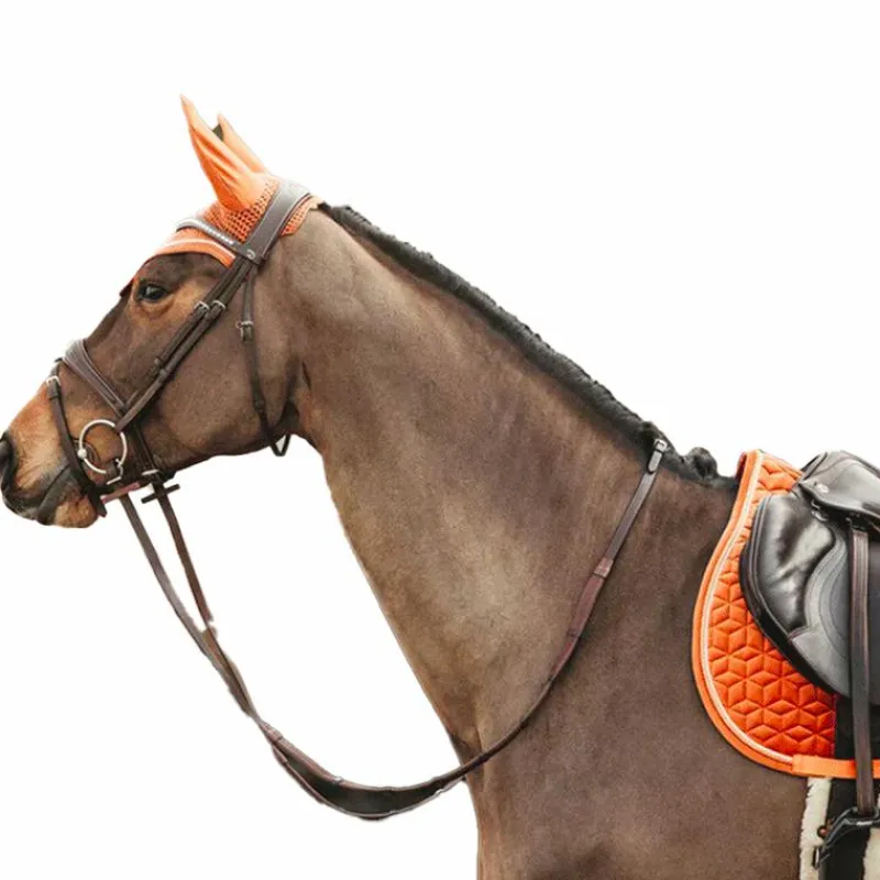 Collection "Minis" Kentucky|Tapis De Selle Poneys*Kentucky Horsewear - Tapis de selle Velvet Jumping Orange