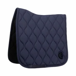 Tapis De Dressage|Tapis De Selle*Kentucky Horsewear - Tapis de dressage Wave 3D logo Marine