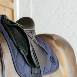 Tapis De Dressage|Tapis De Selle*Kentucky Horsewear - Tapis de dressage Wave 3D logo Marine