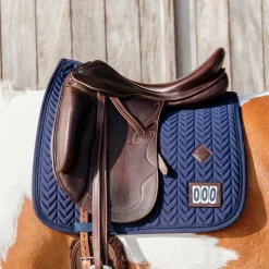 Tapis De Dressage|Tapis De Selle*Kentucky Horsewear - Tapis de dressage fishbone Marine