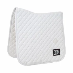 Tapis De Dressage|Tapis De Selle*Kentucky Horsewear - Tapis de dressage Diamond Competition 2 numéros Blanc
