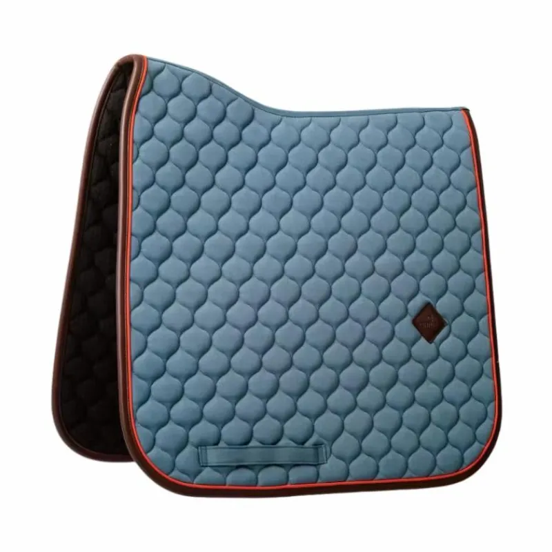 Dressage|Tapis De Dressage*Kentucky Horsewear - Tapis de dressage Onion Quilt Leather Neon Bleu