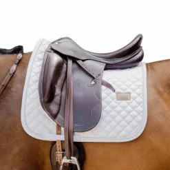 Dressage|Tapis De Dressage*Kentucky Horsewear - Tapis de dressage Diamond Rope Blanc