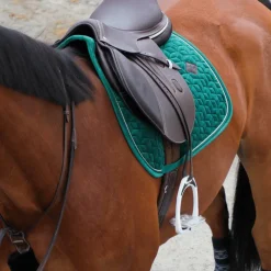 Hot - Tapis de selle Velvet Jumping Foncé Tapis De Selle Poneys|Collection 