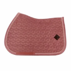 Collection "Minis" Kentucky|Tapis De Selle Poneys*Kentucky Horsewear - Tapis de selle Velvet Jumping Vieux pour minis Rose