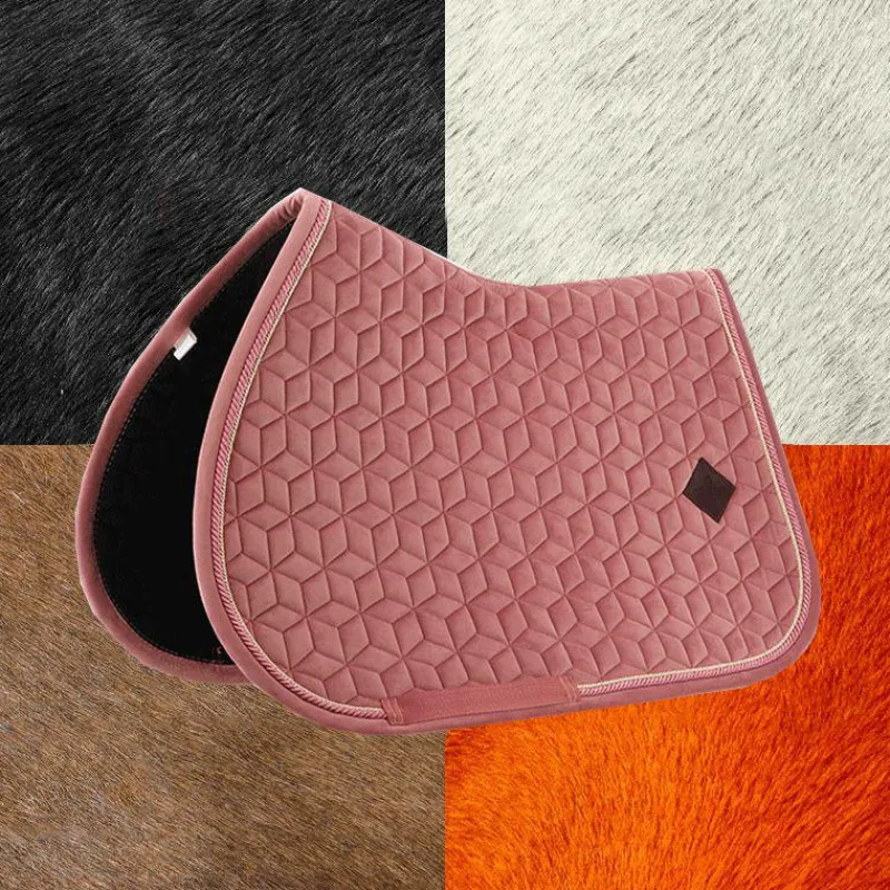 Collection "Minis" Kentucky|Tapis De Selle Poneys*Kentucky Horsewear - Tapis de selle Velvet Jumping Vieux pour minis Rose