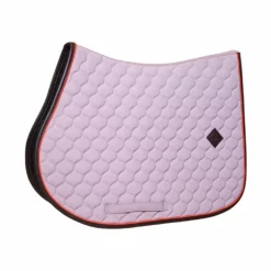 Tapis Cso/ Mixtes|Tapis De Selle*Kentucky Horsewear - Tapis de selle Onion Quilt Leather Neon lavande Violet