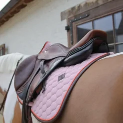 Tapis Cso/ Mixtes|Tapis De Selle*Kentucky Horsewear - Tapis de selle Onion Quilt Leather Neon lavande Violet