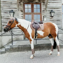 Tapis De Selle|Tapis Cso/ Mixtes*Kentucky Horsewear - Tapis de selle Velvet Pearls jumping Beige