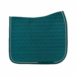 Tapis De Selle|Tapis De Dressage*Kentucky Horsewear - Tapis de dressage Velvet Emeraude Bleu