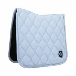 Tapis De Dressage|Dressage*Kentucky Horsewear - Tapis de dressage Wave 3D logo clair Bleu