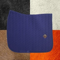 Tapis De Dressage|Tapis De Selle*Kentucky Horsewear - Tapis de dressage Fishbone Marine