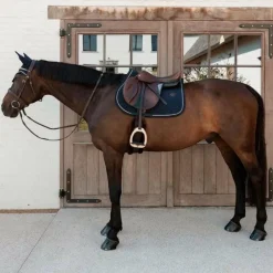 Tapis Cso/ Mixtes|Tapis De Selle*Kentucky Horsewear - Tapis de selle Velvet dark navy Marine