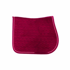 Tapis De Selle|Tapis Cso/ Mixtes*Kentucky Horsewear - Tapis de selle Velvet jumping Fuchsia Rose