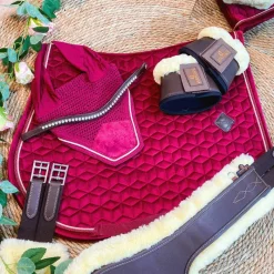 Tapis De Selle|Tapis Cso/ Mixtes*Kentucky Horsewear - Tapis de selle Velvet jumping Fuchsia Rose