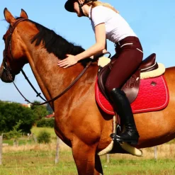 Tapis De Selle|Tapis Cso/ Mixtes*Kentucky Horsewear - Tapis de selle Velvet jumping Rouge