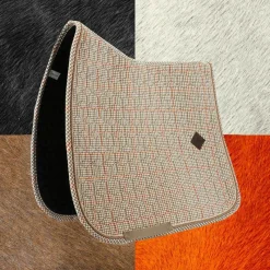 Dressage|Tapis De Dressage*Kentucky Horsewear - Tapis de dressage Pied de Poule Beige