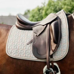 Dressage|Tapis De Dressage*Kentucky Horsewear - Tapis de dressage Pied de Poule Beige