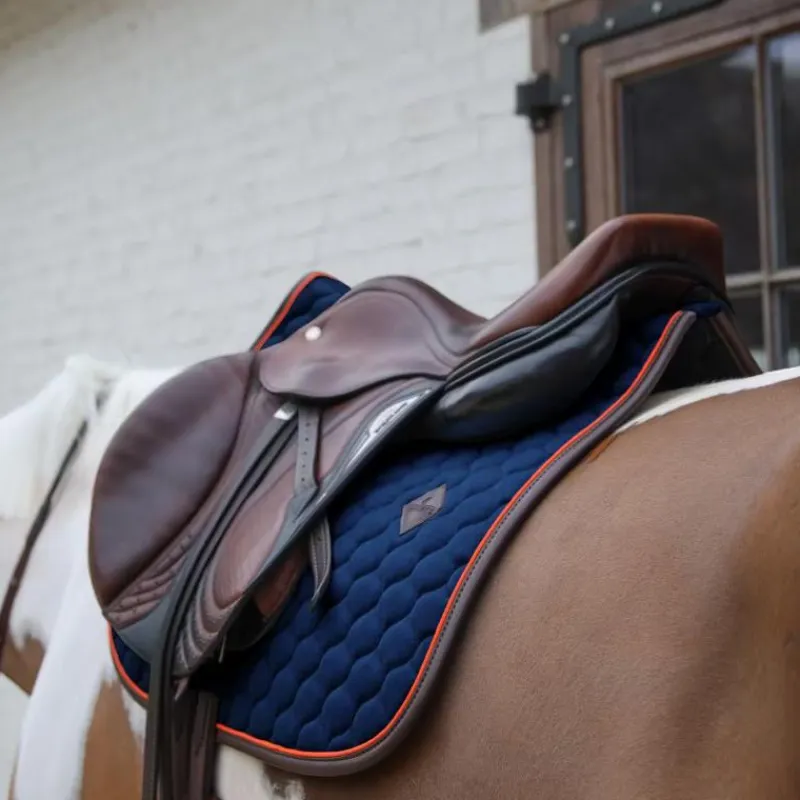 Hot - Tapis de selle Onion Quilt Leather Neon Tapis Cso/ Mixtes|Tapis De Selle