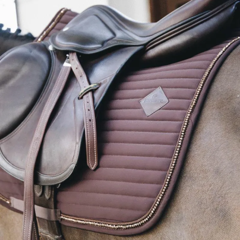 Dressage|Tapis De Dressage*Kentucky Horsewear - Tapis de dressage Pearls Marron