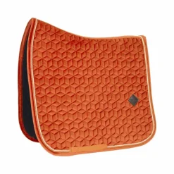 Online - Tapis de dressage Velvet Orange Dressage|Tapis De Dressage