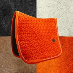 Online - Tapis de dressage Velvet Orange Dressage|Tapis De Dressage
