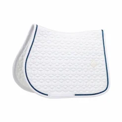 Tapis Cso/ Mixtes|Tapis De Selle*Kentucky Horsewear - Tapis de selle Glitter Rope et marine Blanc