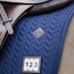 Tapis Cso/ Mixtes|Tapis De Selle*Kentucky Horsewear - Tapis de selle Fishbone Competition Marine