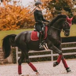 Dressage|Tapis De Dressage*Kentucky Horsewear - Tapis de dressage Velvet Bordeaux