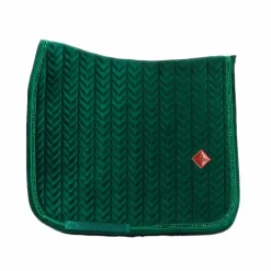 Dressage|Tapis De Dressage*Kentucky Horsewear - Tapis de dressage Velvet Pearls sapin Vert
