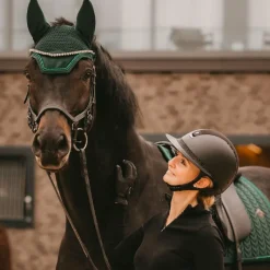 Dressage|Tapis De Dressage*Kentucky Horsewear - Tapis de dressage Velvet Pearls sapin Vert