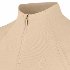 T-Shirts Et Baselayers*Kentucky Horsewear - T-shirt d'entraînement Madrid Kids fille manches longues Beige