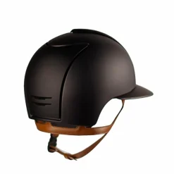 Casques D'Équitation À Visière Polo|Casques D'Équitation*KEP - Casque Cromo 2.0 matt polo jugulaire beige Noir