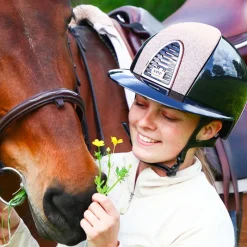 Best - Casque Cromo 2.0 shine pink galaxy polo diamond Casques D'Équitation À Visière Polo|Casques D'Équitation