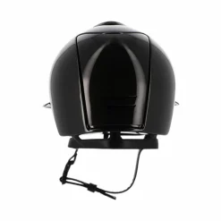 Casques D'Équitation À Visière Polo|Casques D'Équitation*KEP - Casque Cromo 2.0 shine logo rose gold polo diamond Noir