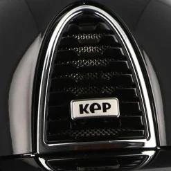 Casques D'Équitation À Visière Polo|Casques D'Équitation*KEP - Casque Cromo 2.0 textile polo polish black jugulaire beige Noir