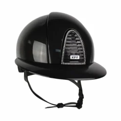 Casques D'Équitation À Visière Polo|Casques D'Équitation*KEP - Casque d'équitation Cromo 2.0 édition limitée Shine Bologna black Swarovski visière polo Noir