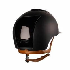 Casques D'Équitation À Visière Standard|Casques D'Équitation*KEP - Casque d'équitation Cromo 2.0 Textile Polish visiere standard jugulaire beige Noir