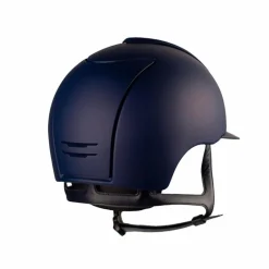 Clearance - Casque d'équitation Cromo 2.0 Matt blue visiere standard Casques D'Équitation|Casques D'Équitation À Visière Standard