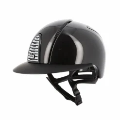 Casques D'Équitation|Cso*KEP - Casque d'équitation Cromo 2.0 Shine visière polo matt Noir