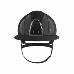 New - Casque d'équitation Cromo 2 polish grey visière polo Casques D'Équitation À Visière Polo|Casques D'Équitation