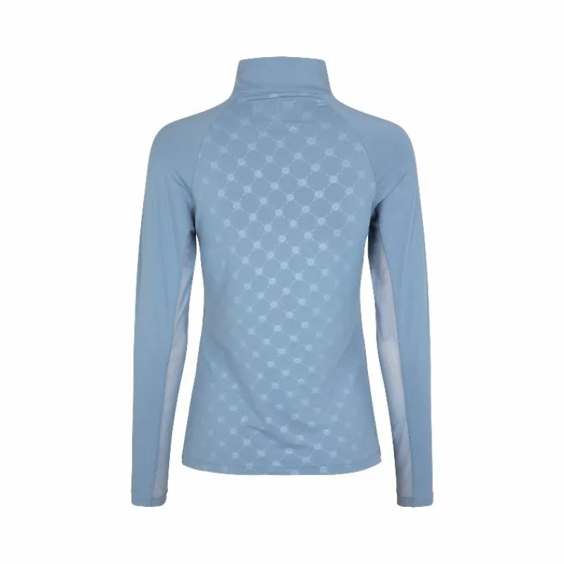 Hot - T-shirt manches longues uv protection femme KLHavanna blue faded denim T-Shirts Et Baselayers