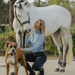 Hot - T-shirt manches longues uv protection femme KLHavanna blue faded denim T-Shirts Et Baselayers