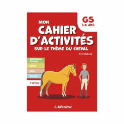 Librairie*Lavauzelle - Cahier d'activités sur le thème du cheval niveau Grande Section Rouge