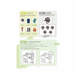 Librairie*Lavauzelle - Cahier d'activités sur le thème du cheval niveau Grande Section Rouge